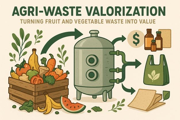 Agri-Waste Valorization: Turning Fruit and Vegetable Waste into Value